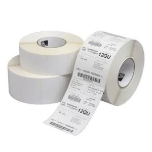 1.25" x 1"  Zebra Thermal Transfer Z-Select 4000T Paper Label;  1" Core;  2580 Labels/roll;  6 Rolls/carton