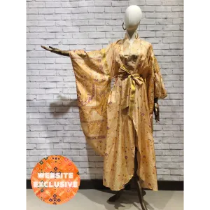 Art Deco Goddess Silk Kimono