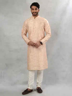 Beige Kurta Pajama | TULA