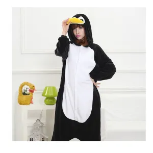 Black Penguin Cosplay Pajama Onesie