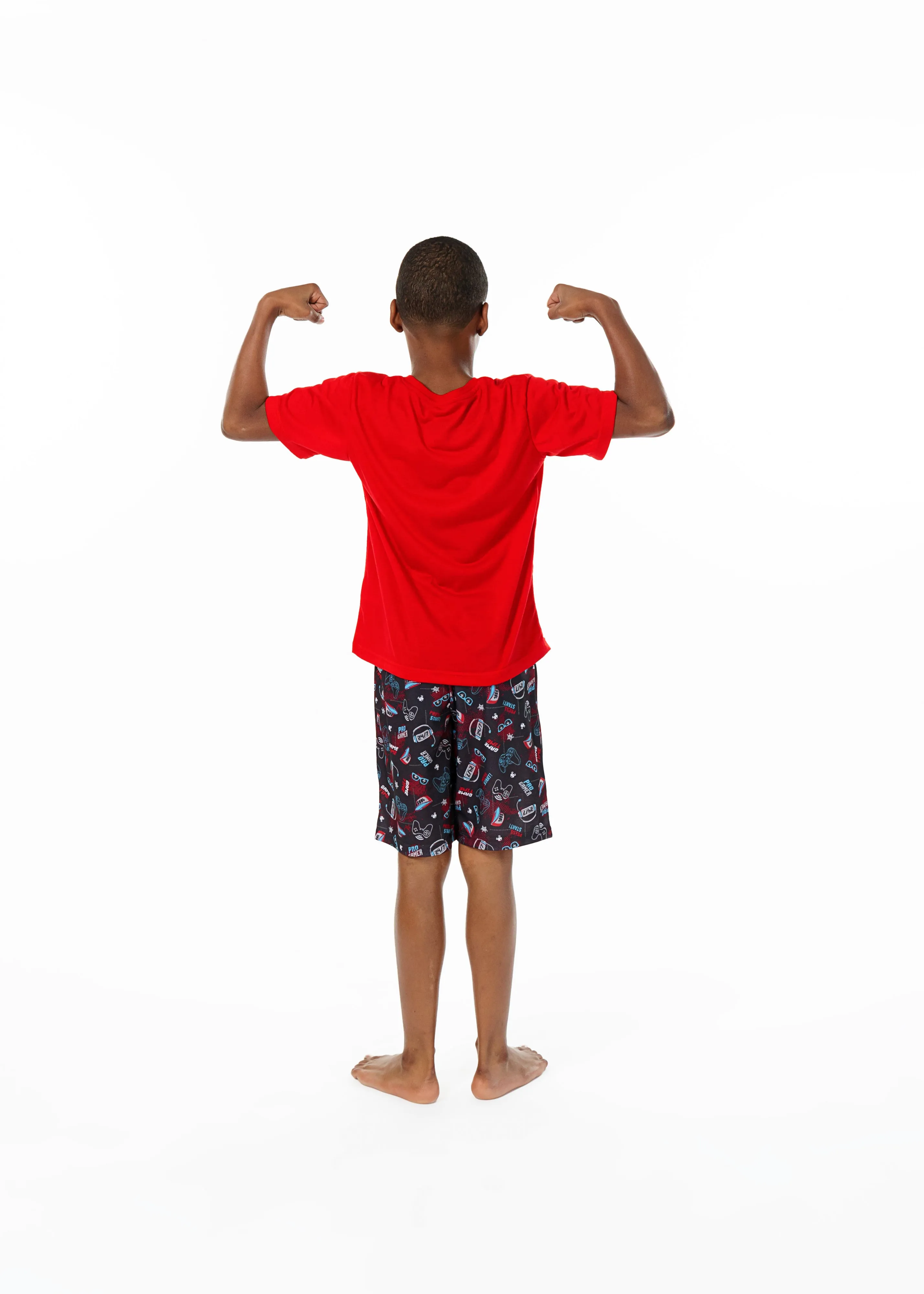 Boys Pro-Gamer 2-Piece Pajama Sleep Shorts Set