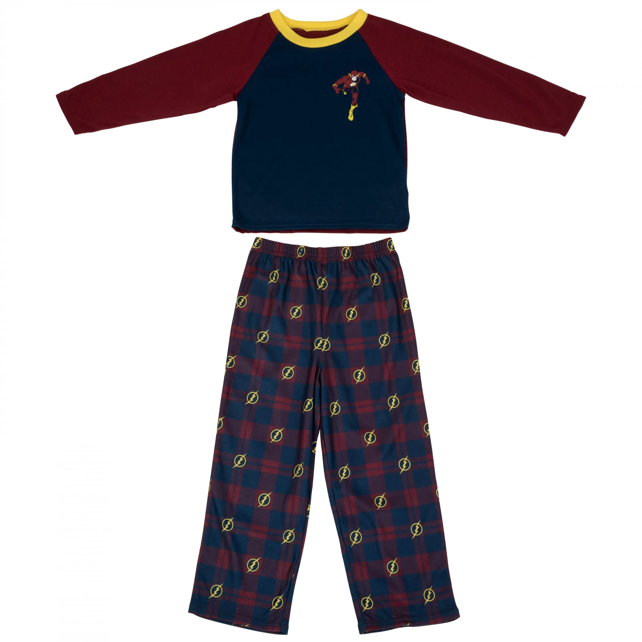 DC Comics The Flash Long Sleeve 2-Piece Pajama Set