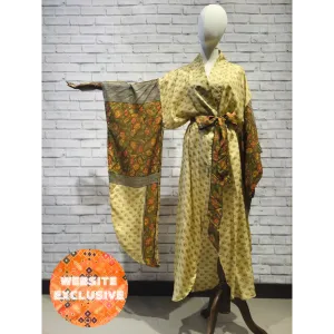 Desert Flower Silk Kimono