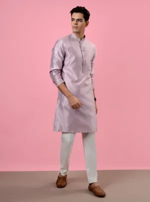 Garnet Pink Kurta Pajama | Azania