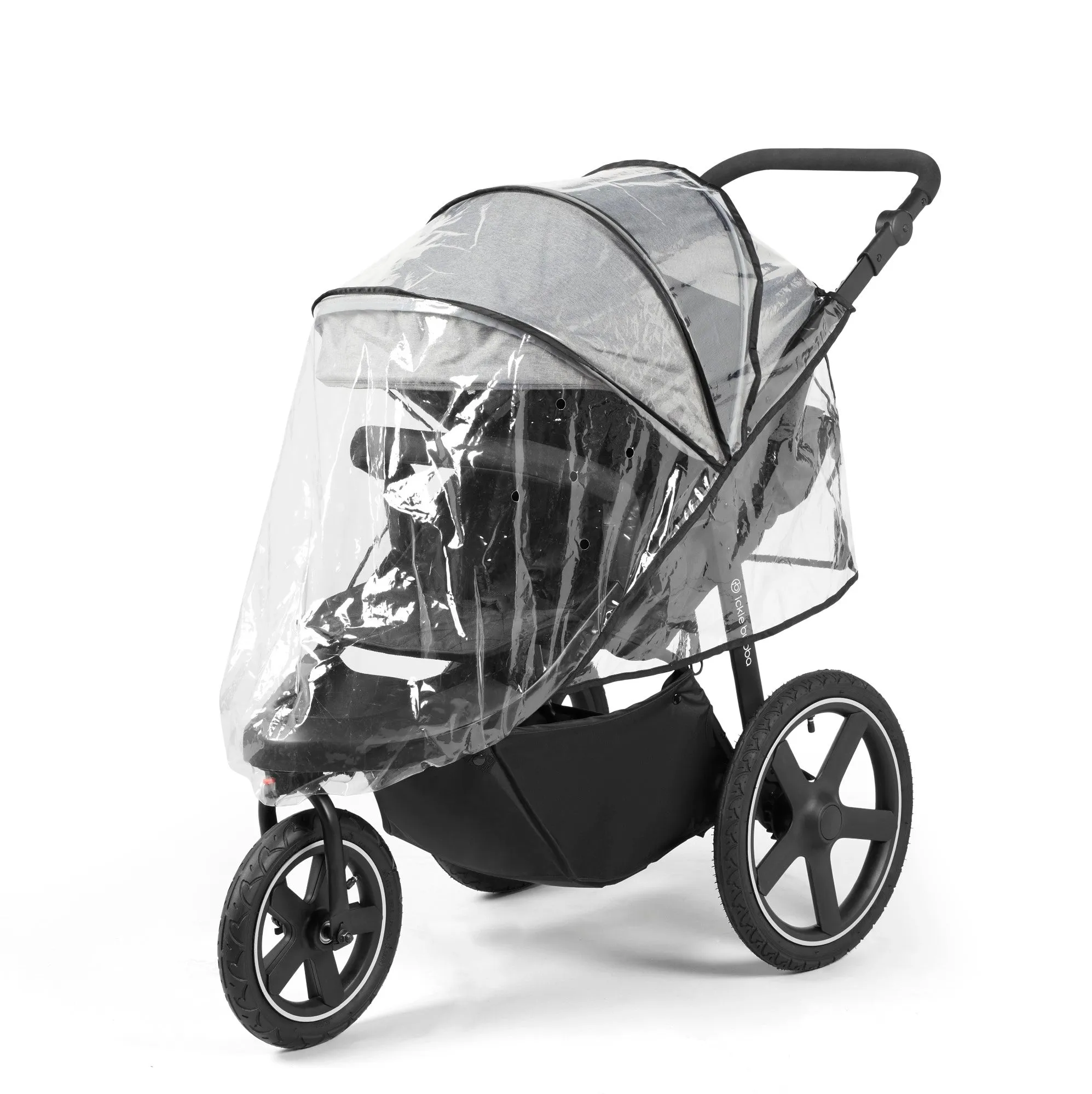 Ickle bubba Venus Max Jogger Stroller - Space Grey on Black