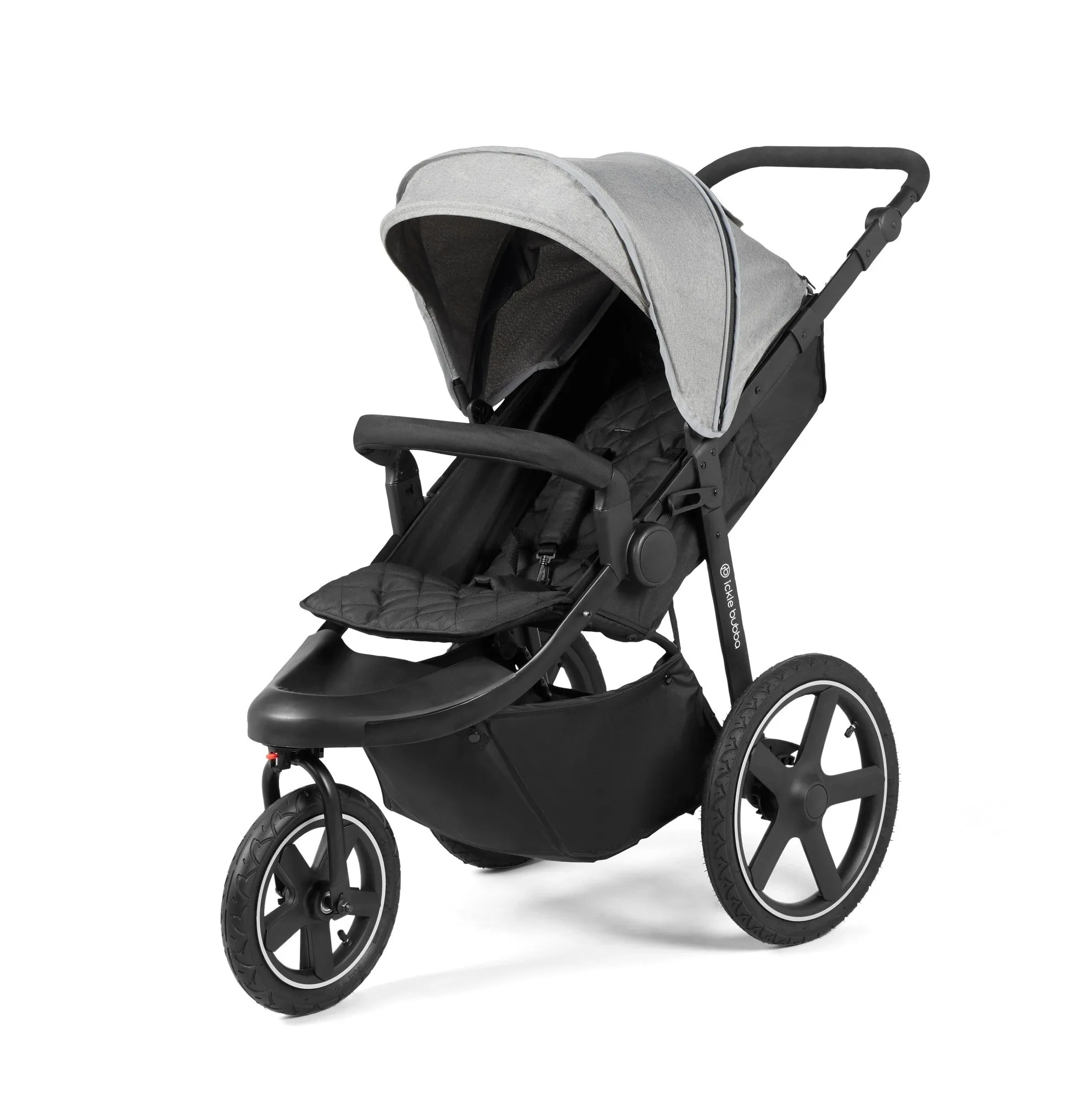 Ickle bubba Venus Max Jogger Stroller - Space Grey on Black