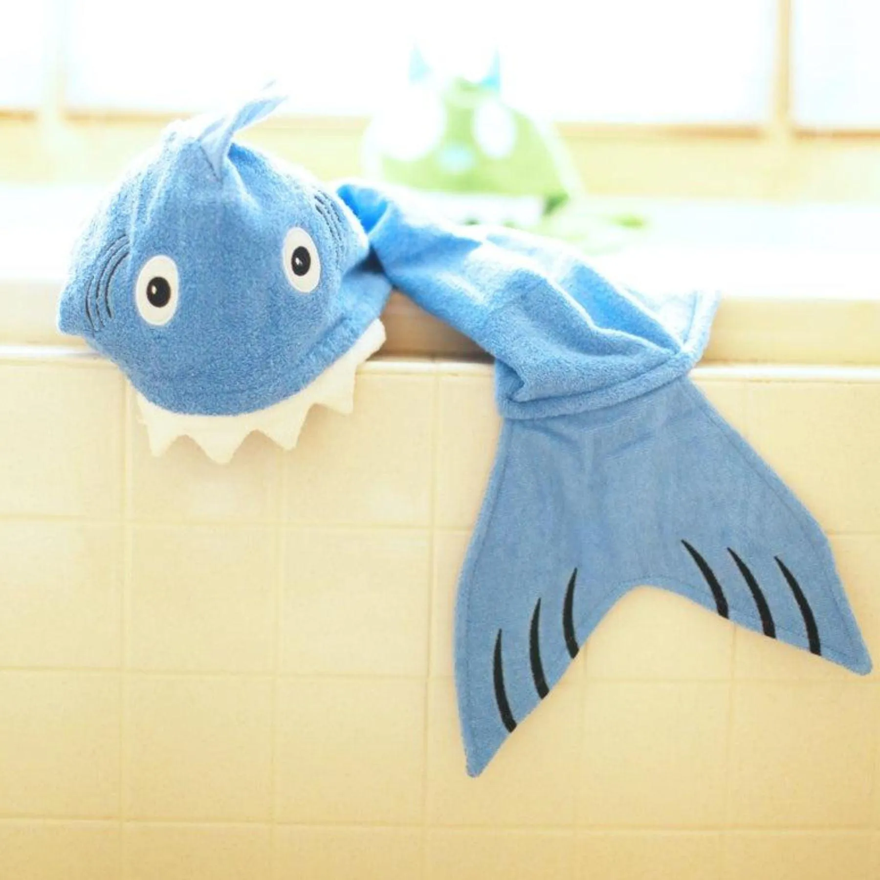 Kids Hooded Towel - Shark