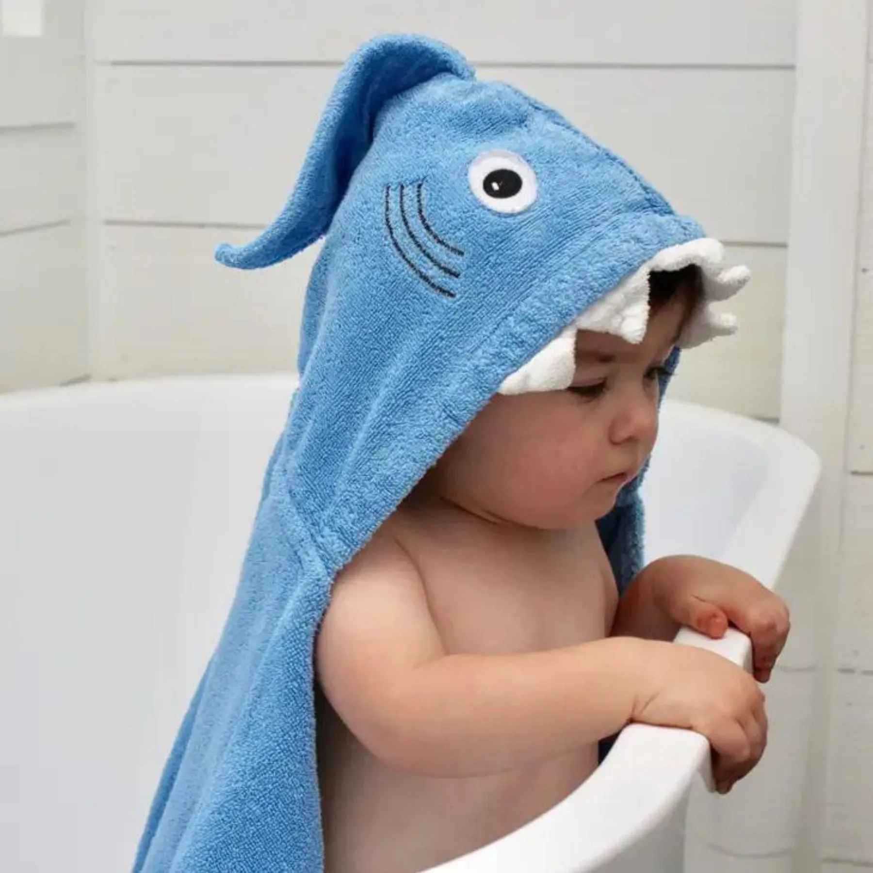 Kids Hooded Towel - Shark