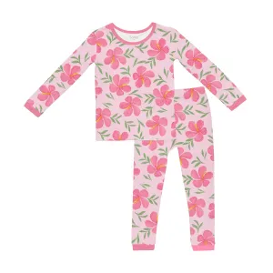 Kids Pajama Set, Hibiscus