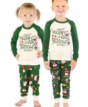 Lazyone Kid's Christmas Gnome PJ Set