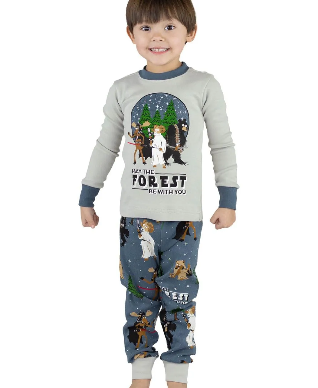 Lazyone Kid's May The Forest Be With You PJ Set