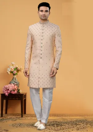 Men's Pink Indo-Western Collection - Dwija Fashion