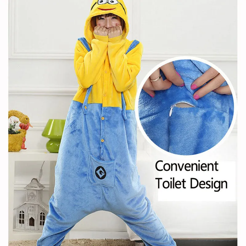 Minions Pajama Onesie For Women