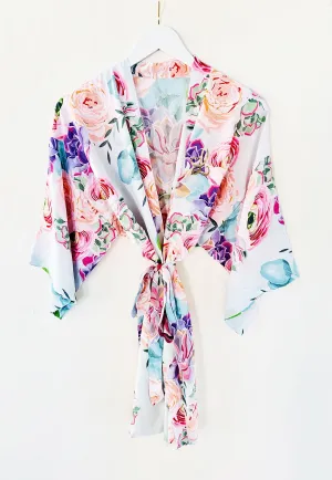 Monogram Succulent Cotton Robe