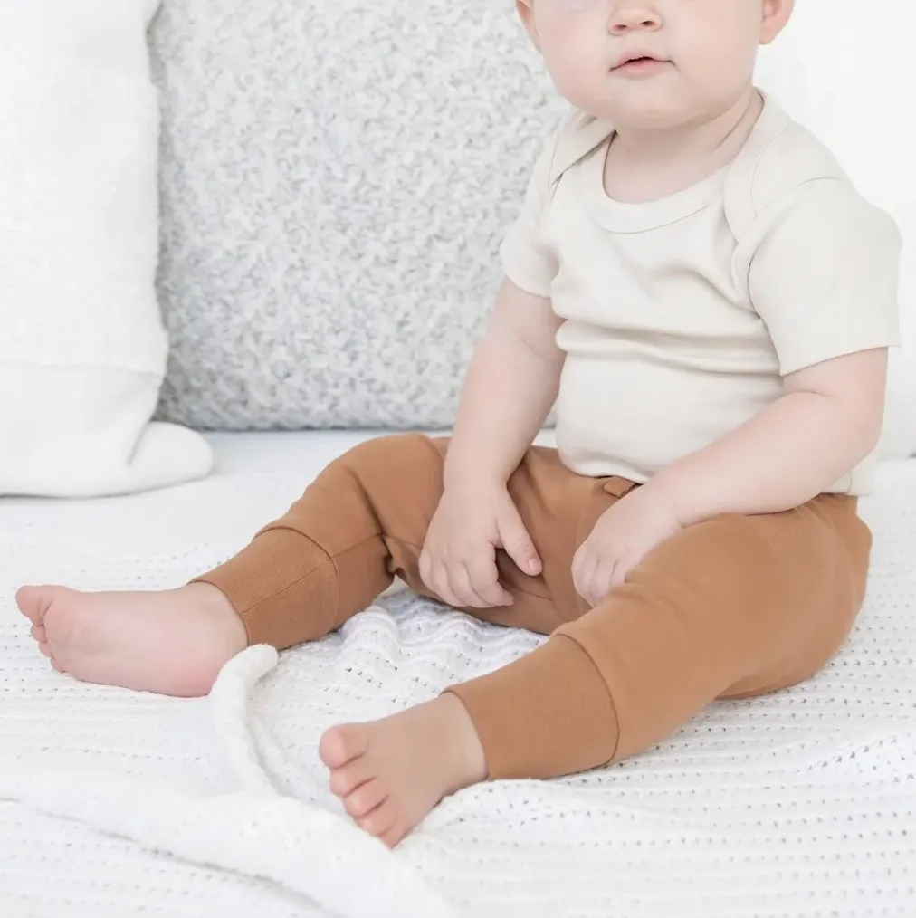 Organic Cotton Baby Jogger · Orange Color