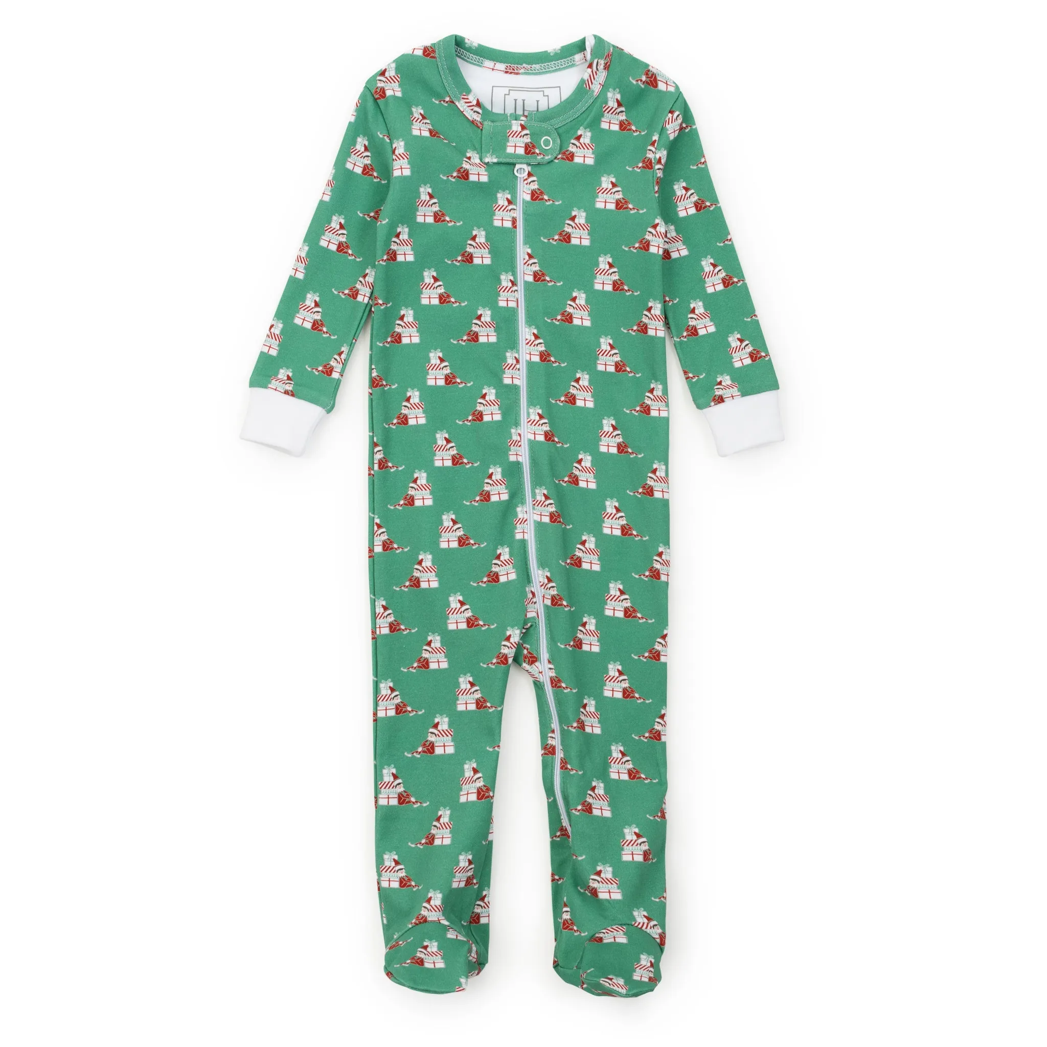 Parker Zipper Pajama- Santa's Helper