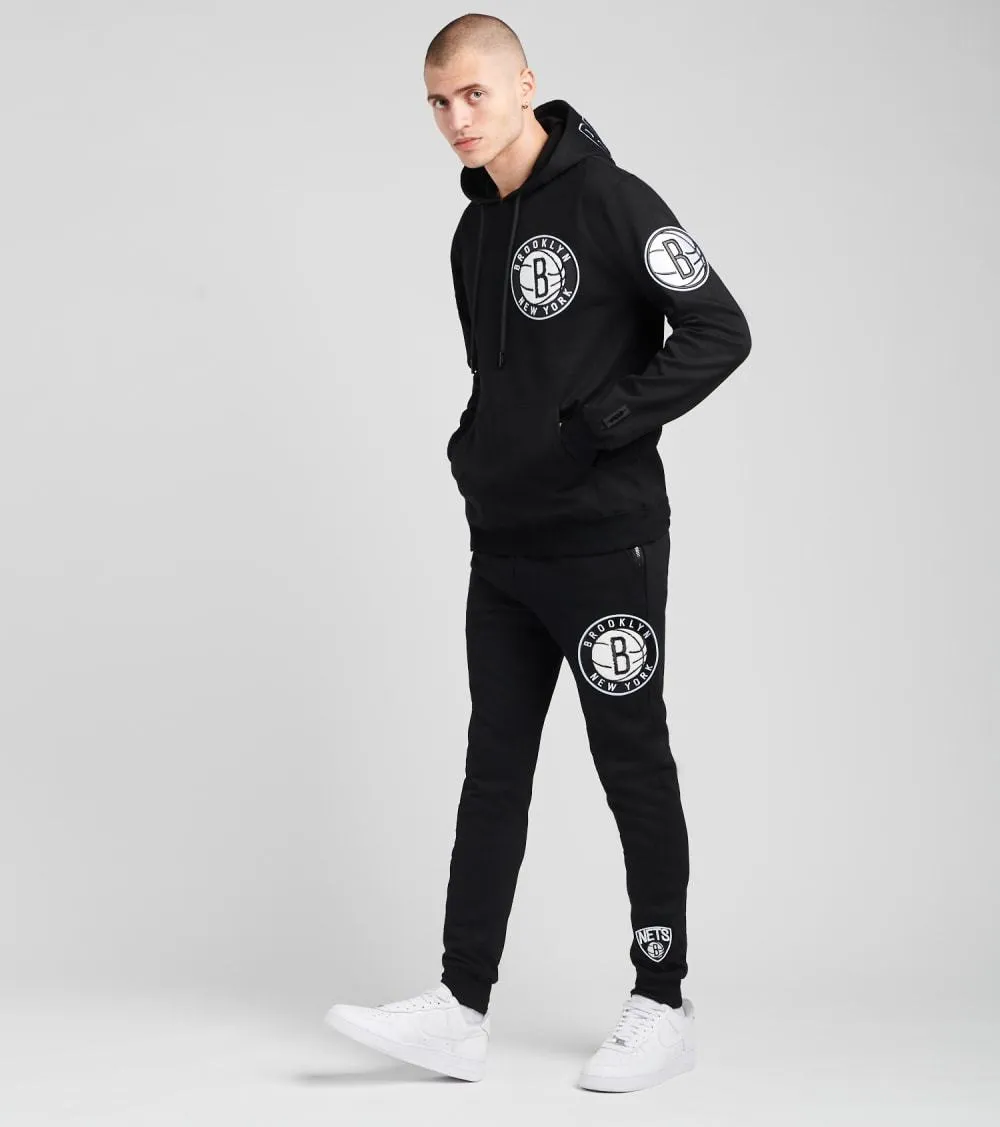 Pro Standard LUXURY ATHLETIC COLLECTION BROOKLYN SWEATSUIT Men’s - BLACK/WHITE