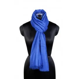 Resort Blue Woolen Stole