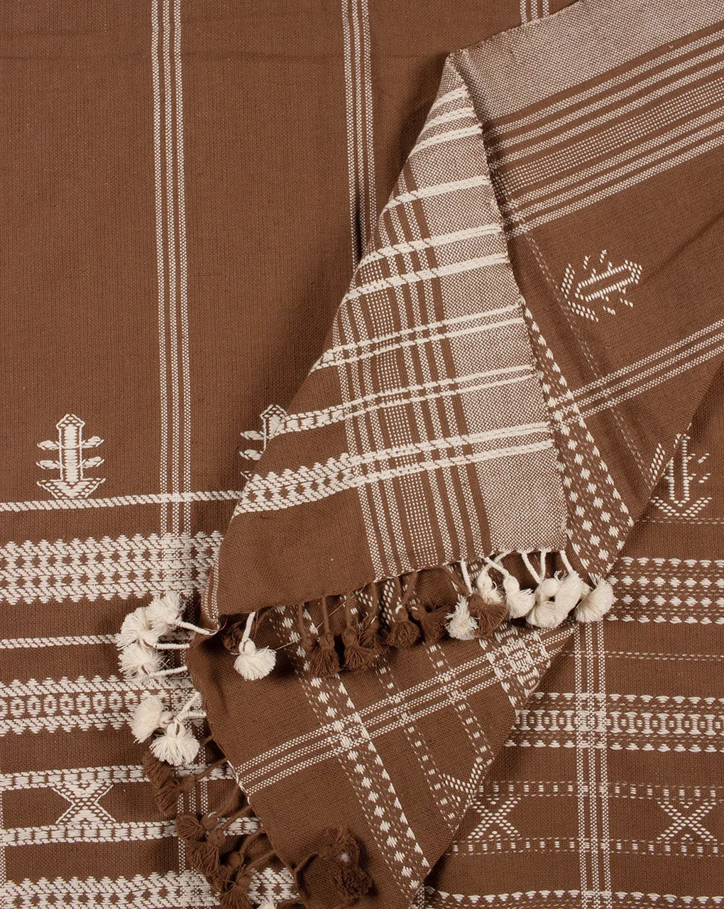 Stripes Handwoven Premium Kala Cotton Shawl