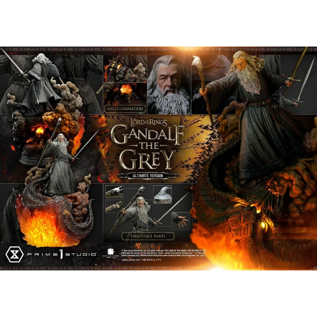 The Lord of the Rings (Film) Gandalf The Grey Ultimate Version Statue by Prime 1 Studio