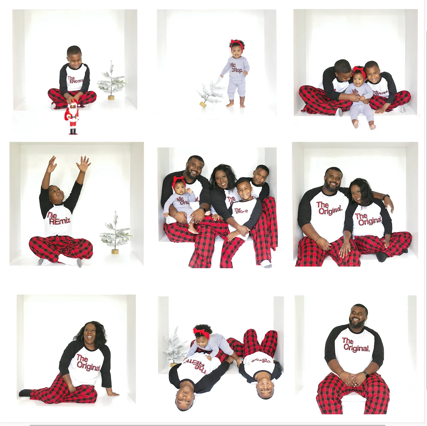 The Original, The Remix, and The Encore® Matching Family Buffalo Plaid Pajama Sets