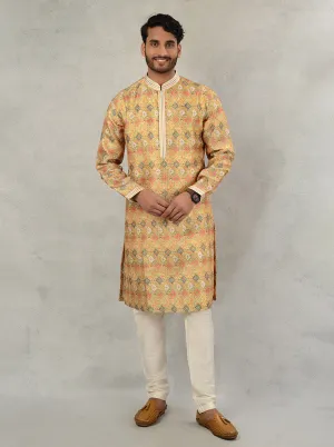 Yellow Kurta Pajama | Azania